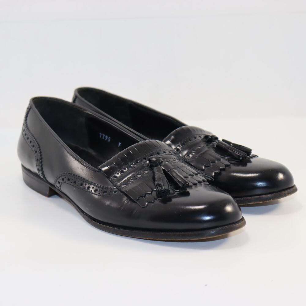 Jetts by Mario Bruni Black Tassel Loafers‎ Size 9 Italy
